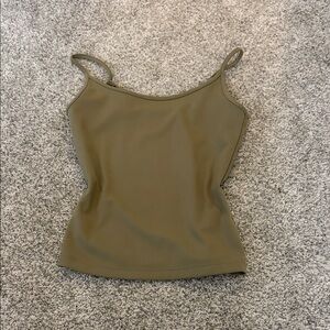 wild fable Olive Green Slim-Strap Camisole